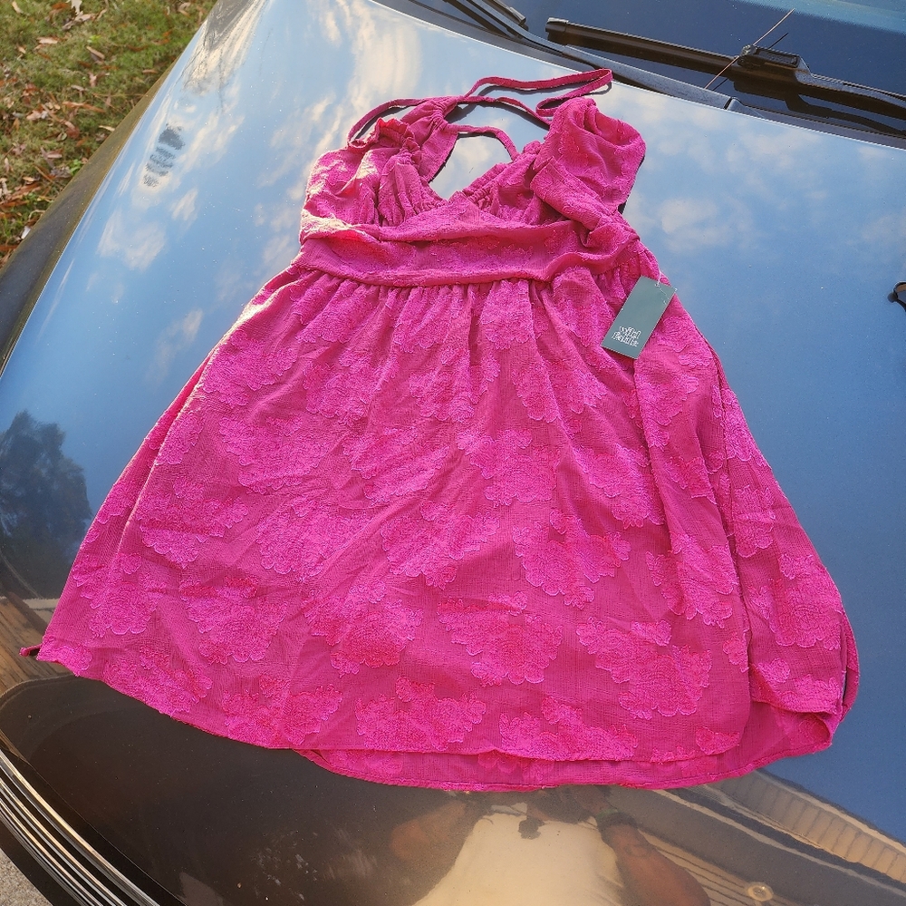 Wild Fable Hot Pink / Rose Mini Dress